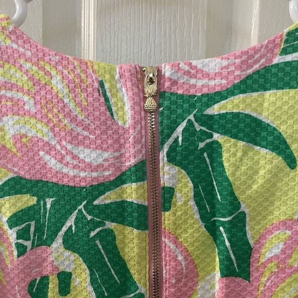 Lilly Pulitzer for Target Flamingo Fan Dance Shift Dress Girls Size M 7-8 NWT - Picture 12 of 12